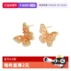 daisy 自营 beauty小清新甜美森系蝴蝶耳环水晶耳钉小众银针