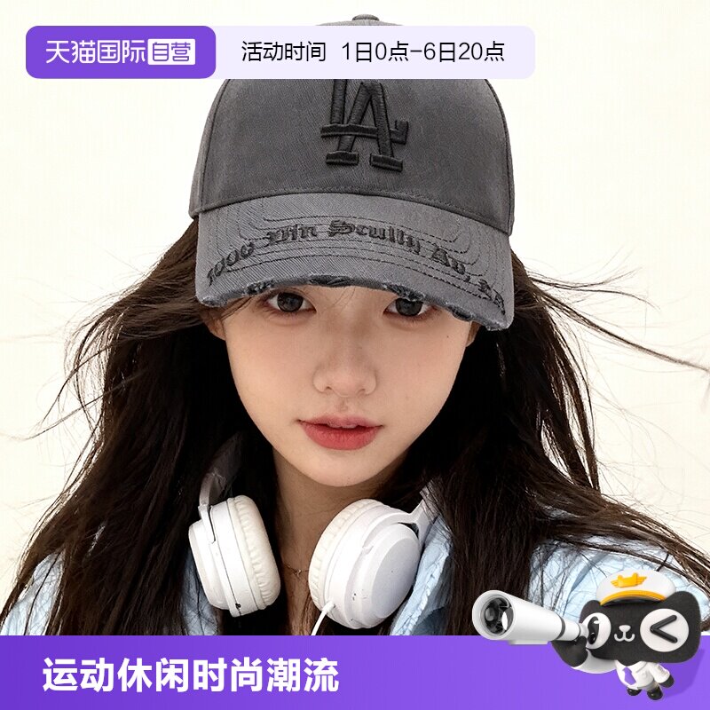 【自营】MLB美职棒运动帽男女情侣帽刺绣LA鸭舌棒球帽子3ACPKP02N图片