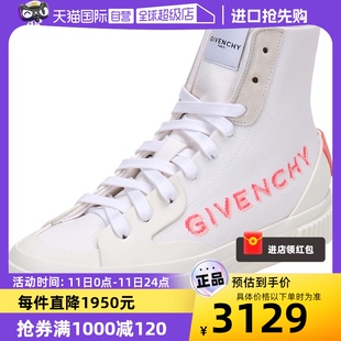 自营 Givenchy 女士织物高帮板鞋 BE0018E0SP 休闲鞋 运动鞋