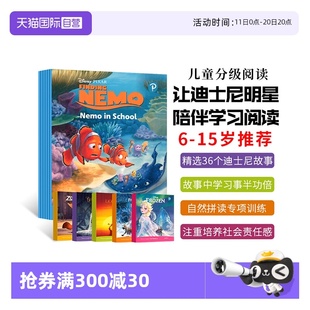 自营 kids 朗文培生儿童分级读物 15岁儿童英文绘本启蒙分级阅读动画故事分级语法disney reader 迪士尼英语绘本6