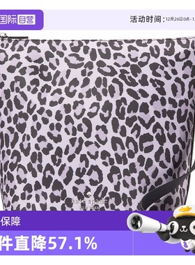 【自营】kate spade NEW YORK凯特·丝蓓女士单肩斜挎包黑色拼色