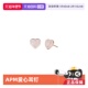apm 自营 MONACO爱心耳钉女生玫瑰金品牌直供官方联保