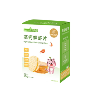 【自营】BIOmaus贝贝哩真虾条宝宝儿童零食高钙0添加白砂糖食用盐