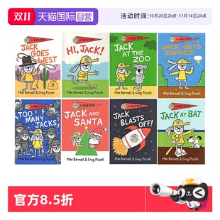 Barnett Mac 兔子杰克之书 自营 英文原版 8册合售 Book系列 Jack 凯迪克大奖作家 杰克 儿童启蒙图画故事绘本 世界