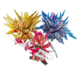 【自营】万代SDW世界英雄传悟空脉冲自由独角兽飞龙高达玩具手办