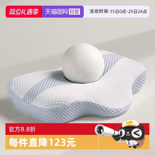 【自营】Oultonpark日本进口记忆枕家用枕头酒店侧睡护颈椎透气枕