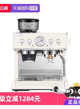 【自营】Barsetto/百胜图二代S咖啡机双泵双加热研磨一体BAE02S