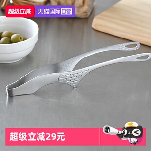 【自营】仙武堂日本进口304不锈钢日式韩式烧烤夹烤肉面包牛排夹