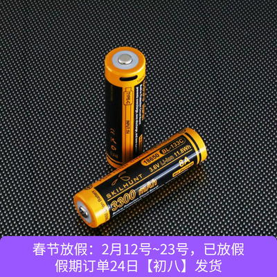 SKILHUNT思凯特BL-133C 3300毫安18650锂电池 USB-C充电口 大电流