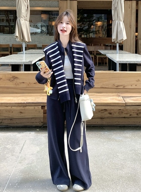 首发新款   秋季休闲刺绣套装配披肩2C098-9028P185K278