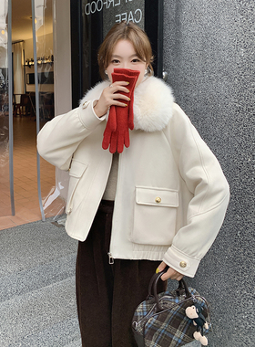 首发现货！24冬装鹿皮绒羽绒服带仿真毛领2D044-697-P245-K366