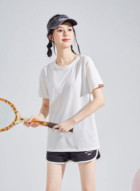 唐狮竹语棉圆领短袖T恤女特价新款夏季白色宽松上衣女设计感sz