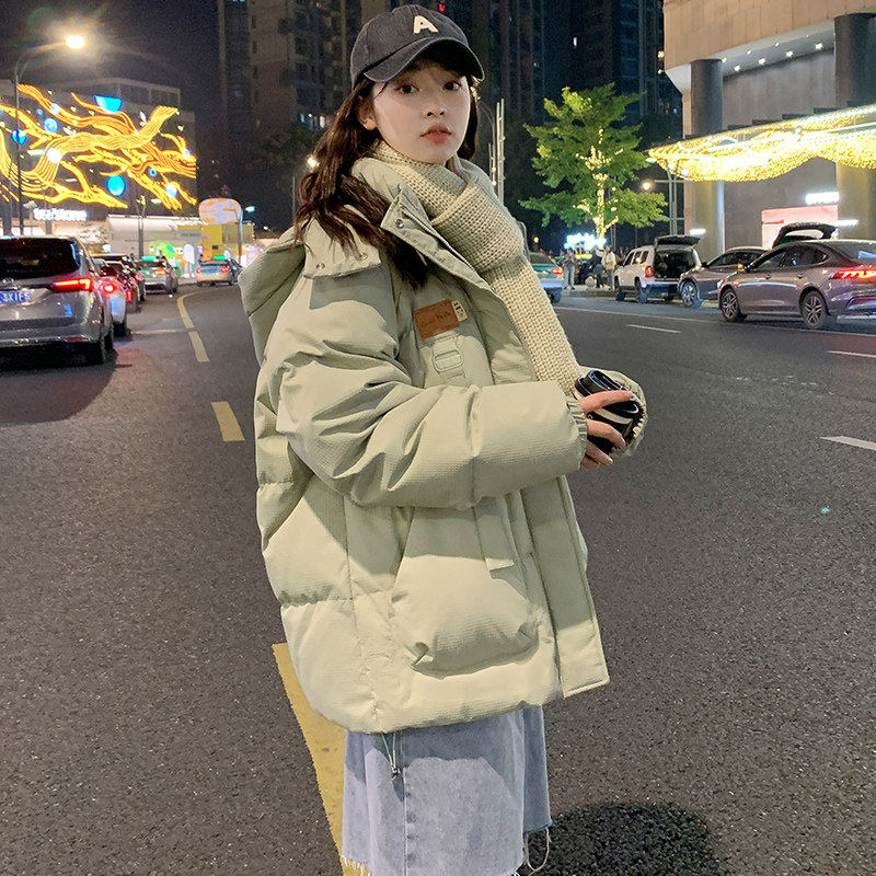 唐狮2026棉服冬季新款女爆款冬天白色棉袄外套小个子棉衣厚