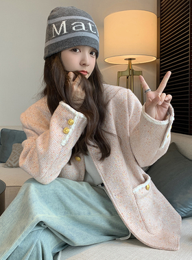 【爆款现货】满天星小香外套D9906 P155 K238【有加棉】