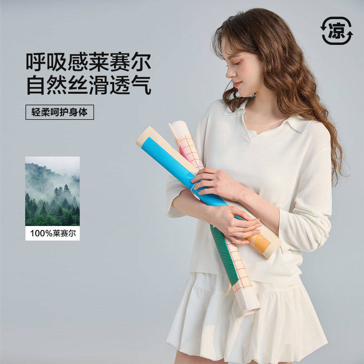 唐狮2026春装新款简约慵懒风女净色毛线衫polo领宽松复古韩系上衣