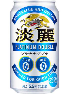 麒麟淡丽铂金熟啤酒500ml
