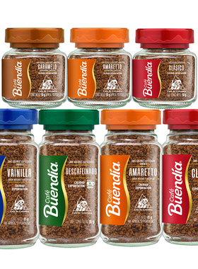 Buendia博恩咖啡哥伦比亚进口冻干黑咖啡粉速溶美式特浓阿拉比卡