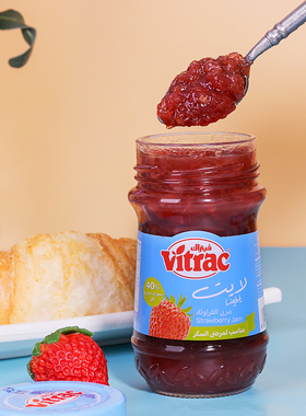 进口Vitrac富而可果酱草莓酱无花果酱杏酱果茶早餐涂抹面包吐司酱