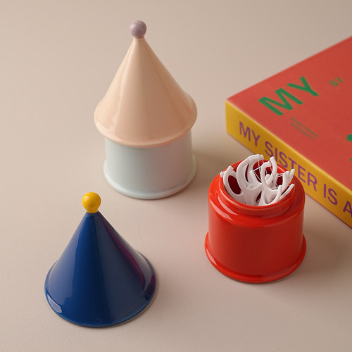 贝汉美包豪斯撞色球球牙签筒