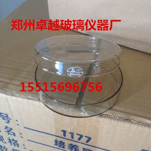 玻璃仪器 玻璃培养皿100mm细菌培养生物组织培养实验仪器一盒10套