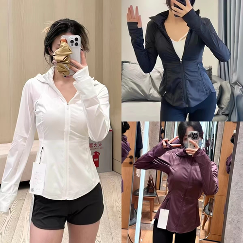 【牛货】LULU ZGLY夏季原纱超波皮肤衣防晒外套连帽轻薄户外运动
