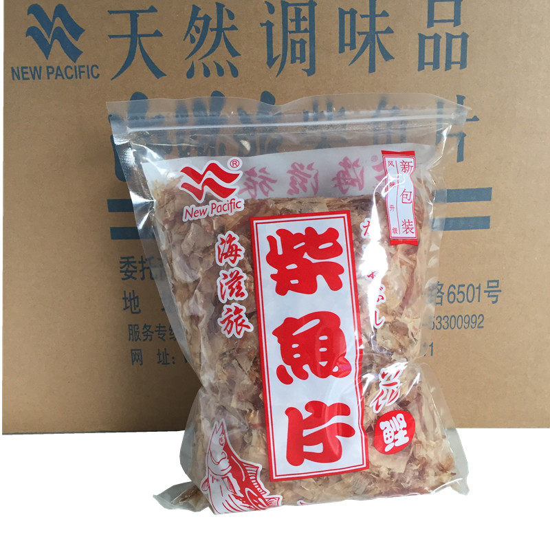 料理店新太平洋柴鱼片200g木鱼花味噌汤寿司炒面章鱼烧小丸子食材