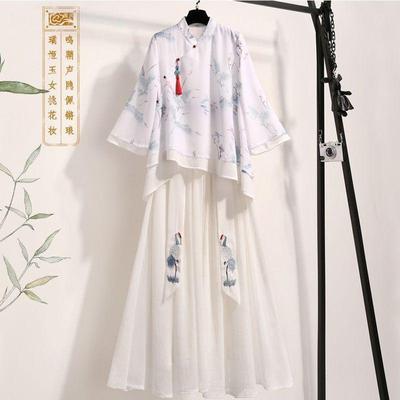 唐装女中国风汉服大码2025年夏季