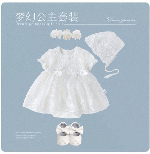 一岁女宝宝连衣裙夏装岁生日礼服