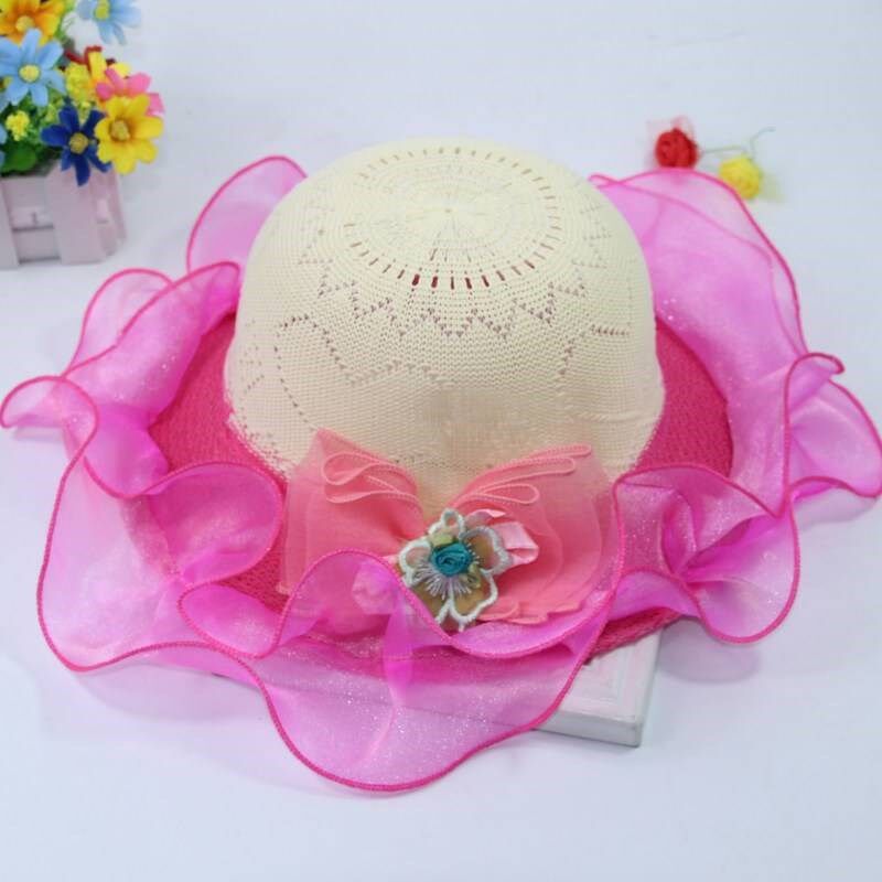 [Child hat girl]summer Little Girl Sunscreen hat Visor Sun hat children Straw hat girl Hatin the Accessories/Leather belt/Hat/Muffler , Hat  category - from Buy2taobao.com to provide professional Taobao agent buy service