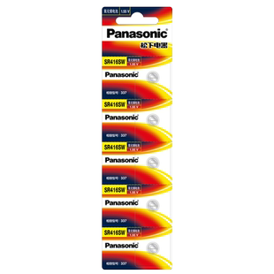 松下手表电池SR416SW 337纽扣氧化银cvk918458耳机原装通用WL337型号AMK337a石英手表玩具汽车电子秤主板钥匙