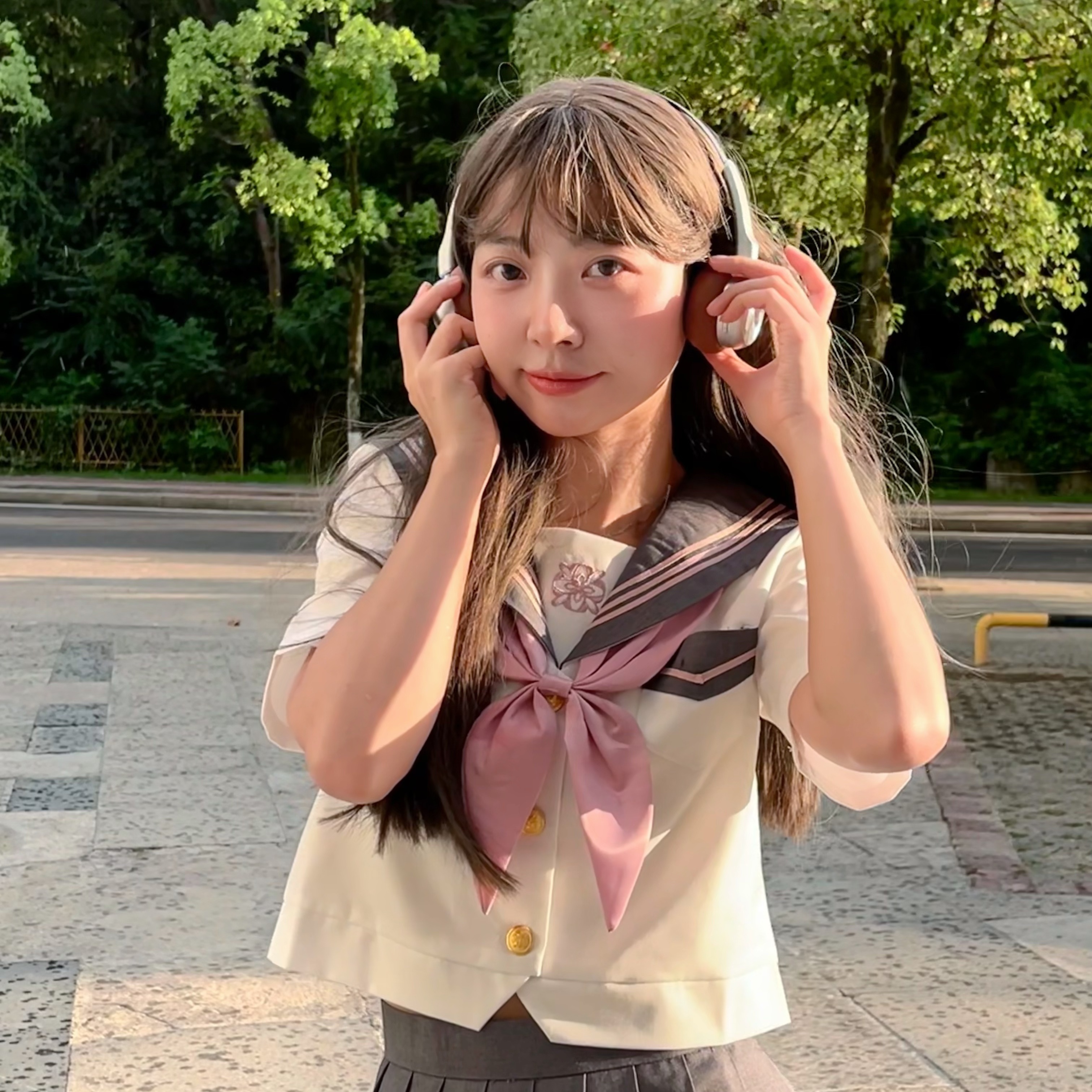 樱奈家原创樱曲水手服套装