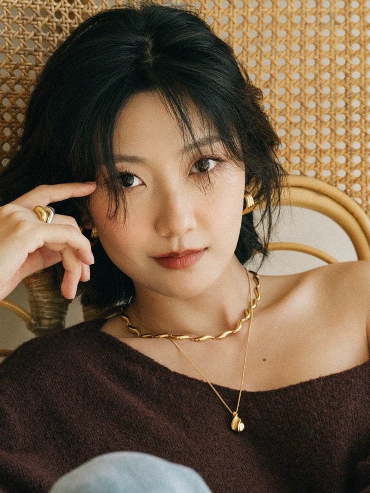 Water Drop Pendant Necklace S925 Silver Water Ripple - Taobao product photo 3