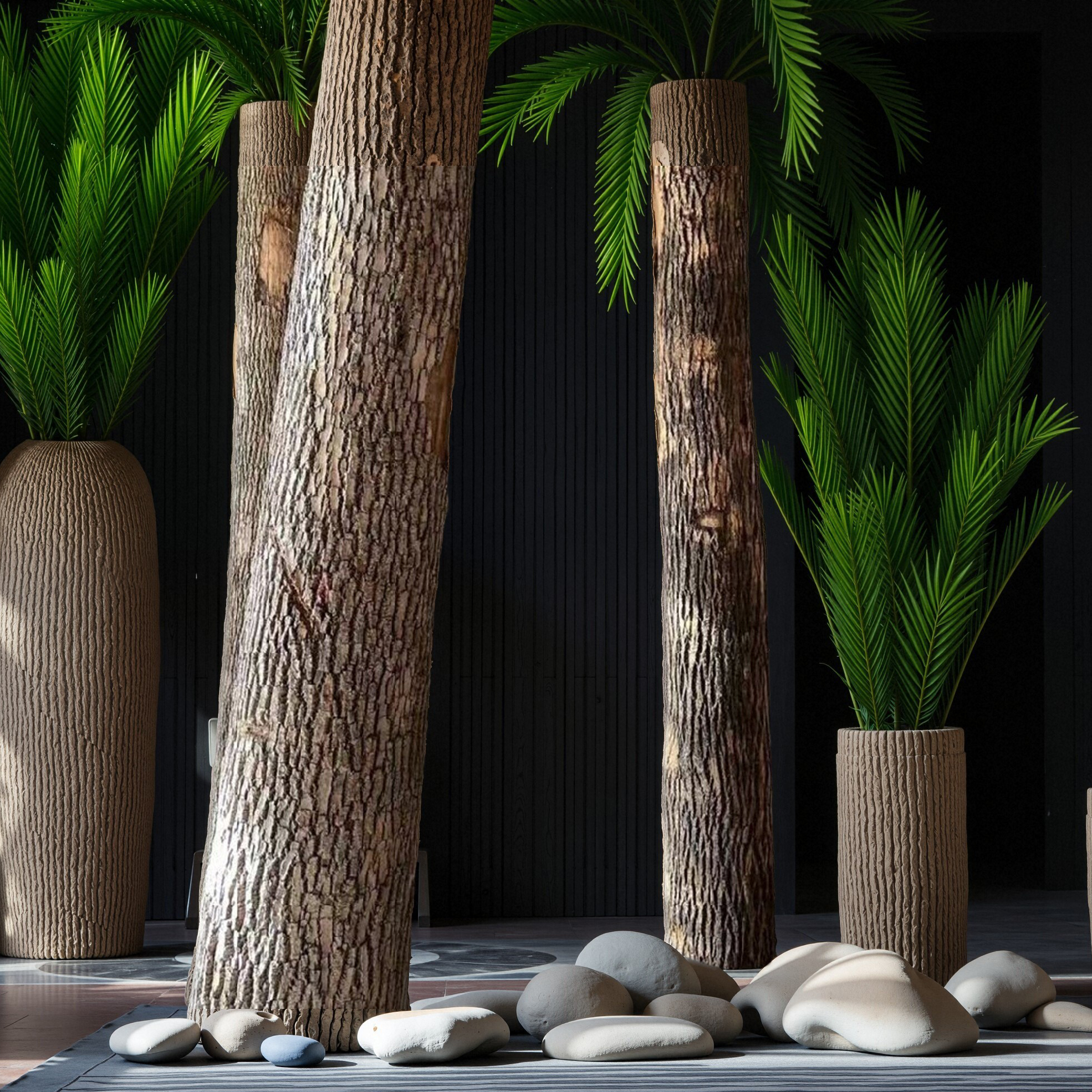 禅意粗原木山有木0甲醛防腐木