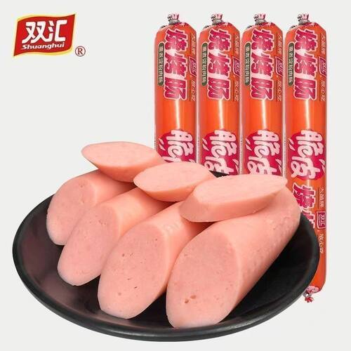 【6月产】双汇富乐脆皮烧烤肠120根*95g淀粉肠香肠油炸商用批发