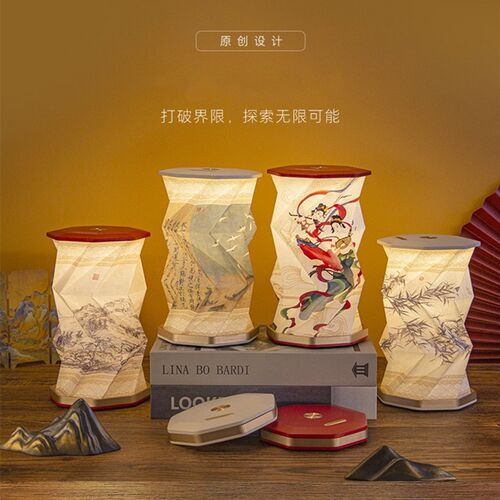 古风折叠灯文创特色小礼品送老外企业商务伴手礼中式国风纪念品