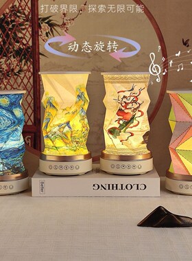 中式创意礼品定制古风蓝牙音响小夜灯送外国人中国风文创纪念品