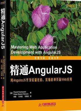 正版包邮 精通AngularJS-用AngularJS开发轻量化的.优雅的单页面Web应用  书店计算机与网络 书籍 畅想畅销书