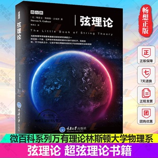 包邮 物理学 弦理论 蒂文斯科特古布泽 微百科系列万有理论林斯顿大学物理系教授引力和黑洞量子力学物理科普 超弦理论书籍 正版