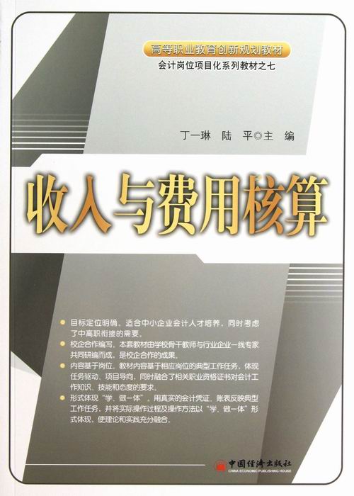 正版包邮 收入与费用核算 丁一琳 书店 经济管理书籍 畅想畅销书