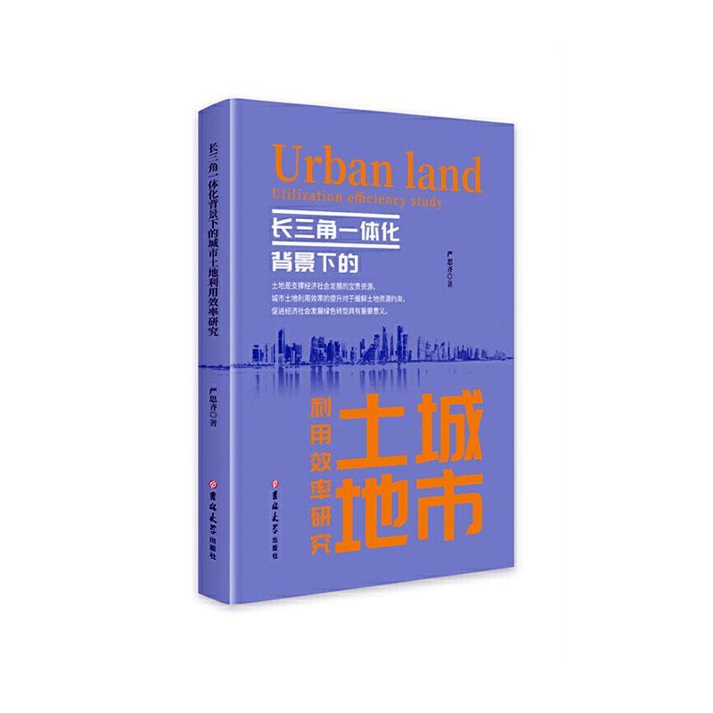 正版长三角一体化背景下的城市土地利用效率研究严思齐书店经济书籍 畅想畅销书