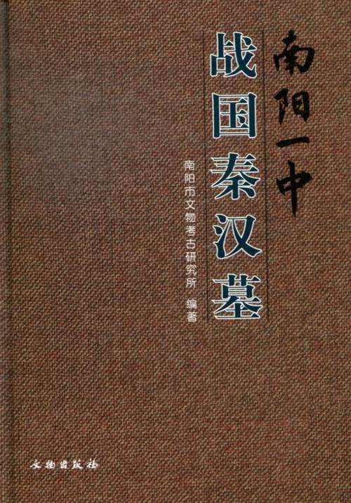 正版包邮 南阳一中战国秦汉墓 蒋宏杰 书店历史 书籍 畅想畅销书