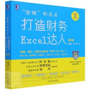 偷懒 技术 打造财务Excel达人第2版 畅想畅销书 正版 全彩印刷 龙逸凡钱勇书店管理书籍