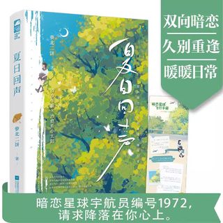 夏日回声 萝北二饼著 清冷学霸x治愈系小太阳 晋江经典双向奔赴校园甜文 久别重逢·暖暖日常 青春小说实体书