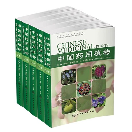 中国26-30 第六辑全5册 中草药大辞典中药材书籍大全 本草纲目类药典彩色图谱 医学卫生药学 效讲解 药材