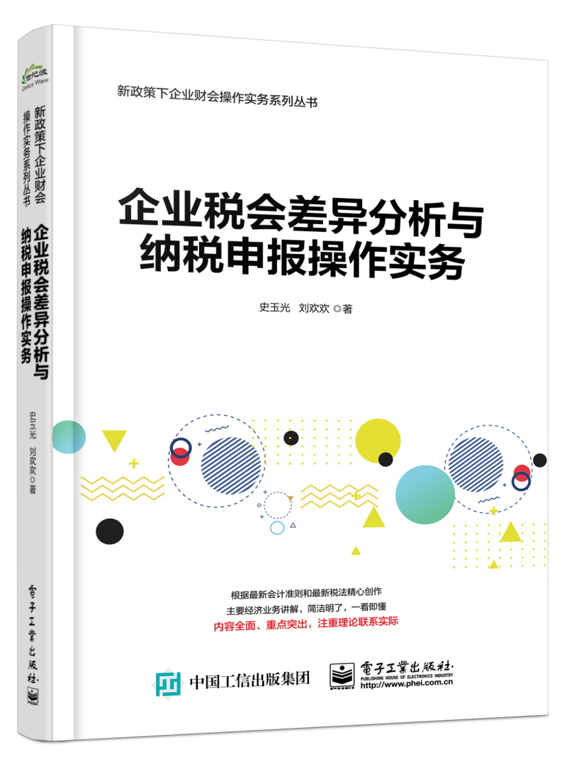 正版包邮 企业税会差异分析与纳税申...