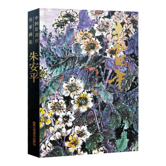 正版包邮 中国近现代名家画集朱安平 写意花鸟画教程教材国画书籍 写意山水画 国画绘画艺术书籍 北京工艺美术出版社