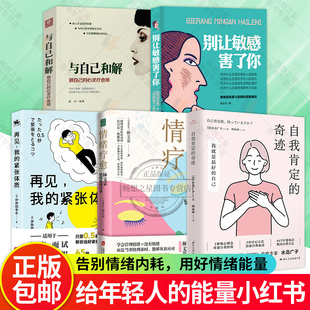 奇迹 别让敏感害了你 5册与自己和解做自己 自我肯定 再见我 紧张体质 情绪疗愈 心灵疗愈师 12个普遍心理问题 自我疗愈书籍