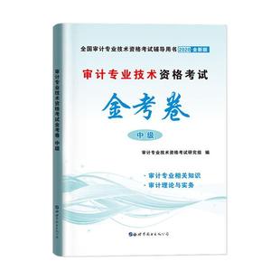 包邮 经济 计专业技术资格考试研究组 书店 中级 书籍 正版 畅想畅销书 审计专业技术资格考试金考卷