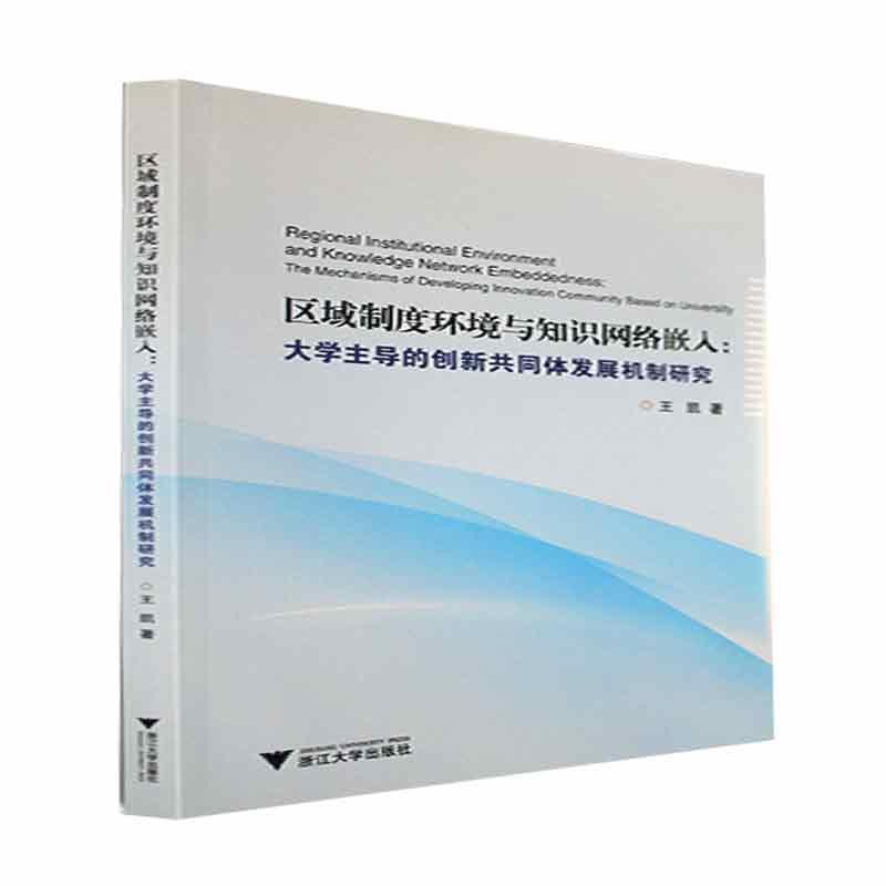 正版区域制度环境与知识网络嵌入:大学的创新共同体发展机制研究王凯书店社会科学书籍 畅想畅销书