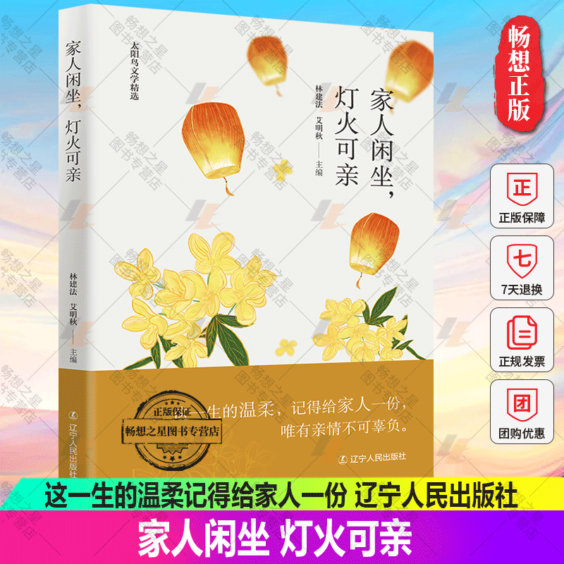 正版包邮 家人闲坐灯火可亲 这一生的温柔记得给家人一份唯有亲情不可辜负 你是否思念起朝思暮想的亲人 辽宁人民出版社
